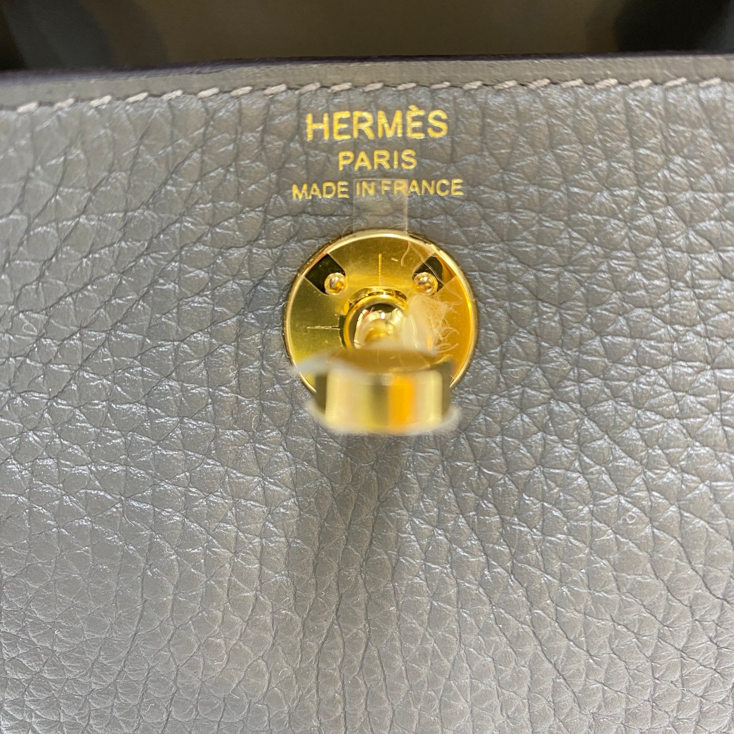 Hermes sac Lindy mini taurillon cl h079086cc ol