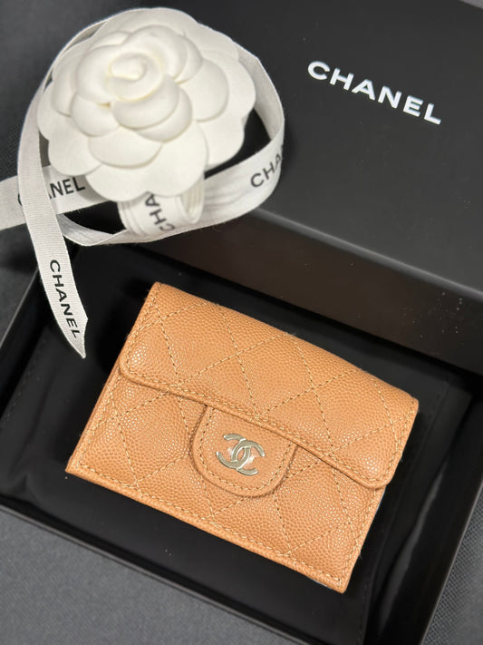 Chanel - Small Leather Goods - Classic Bifold Wallet Caviar - Beige - AP0230 Y33352 NM366 - £820.00