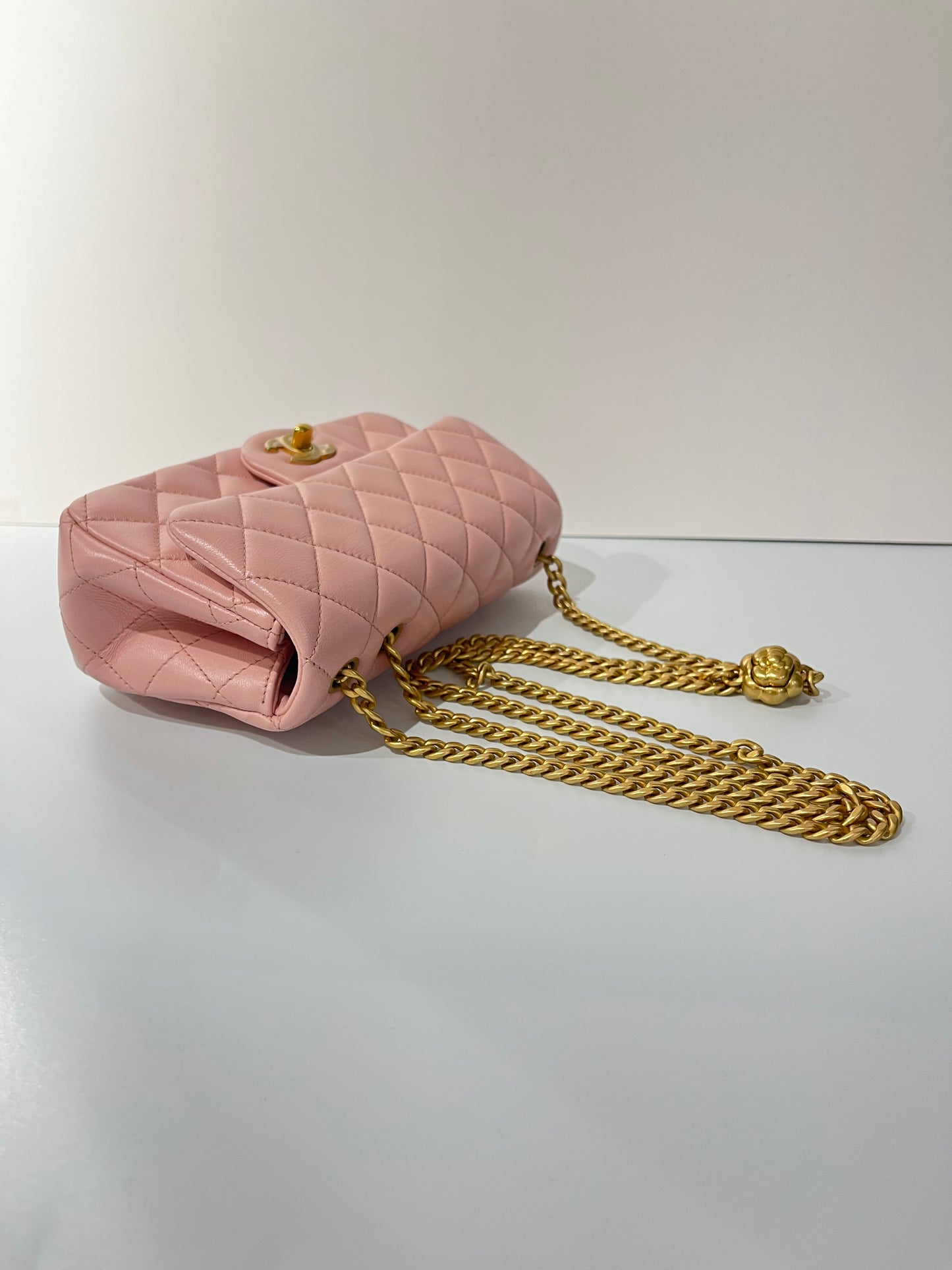 Chanel Flap bag 20CM -light pink as4041b10716nn267